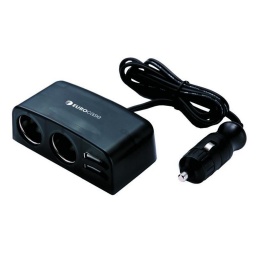 Cargador para auto Eurocase 2 puertos USB 12V