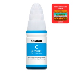 Botella De Tinta Canon Cian GI-190 C 70ml