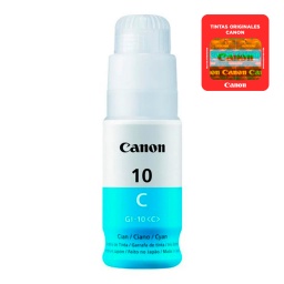 Botella De Tinta Canon Cian GI-10 C 70ml